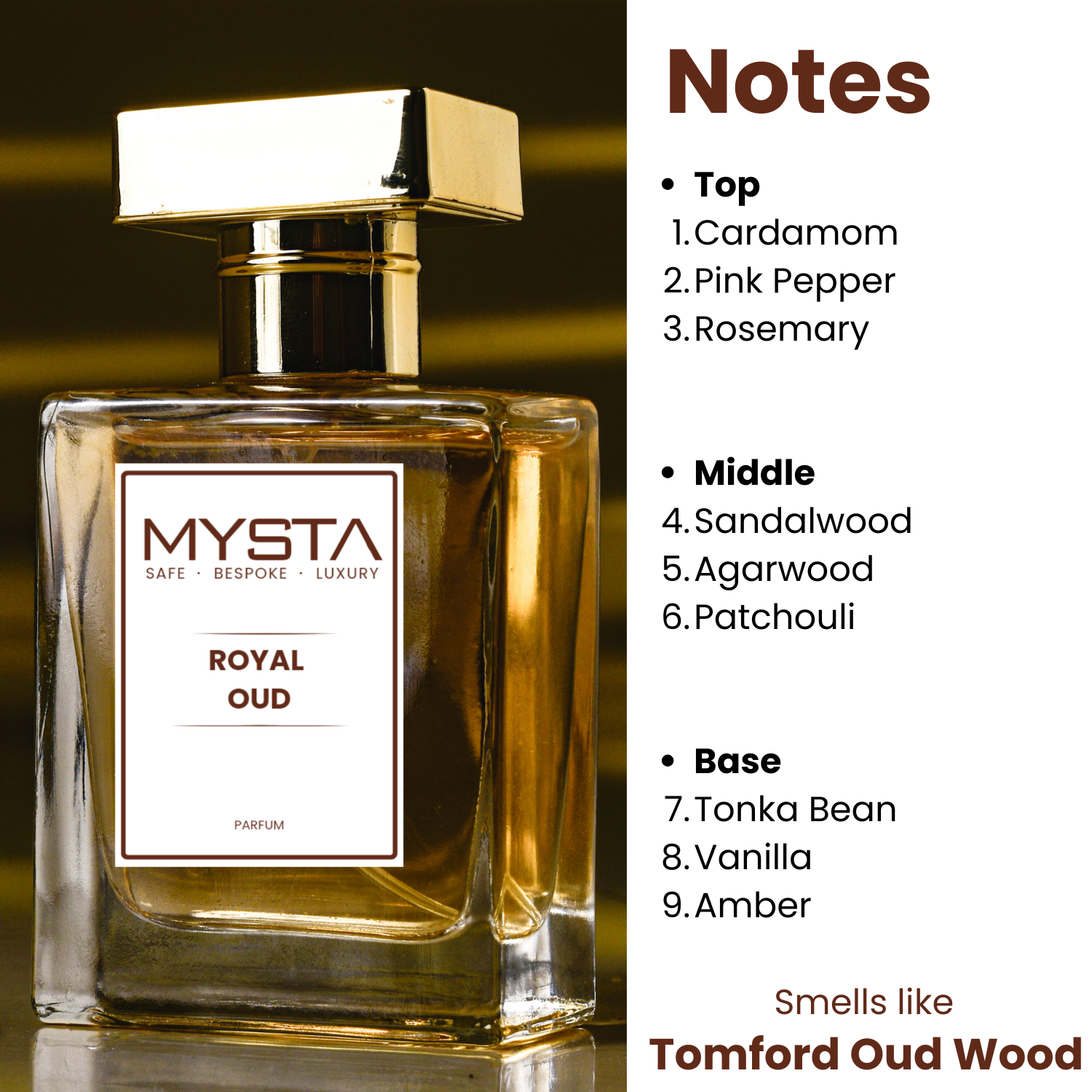 Royal Oud Tomford Oud Wood – Mysta Scents