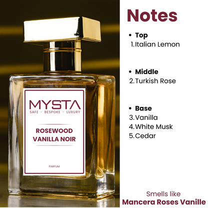 Rosewood Vanila Noir | Mancera Roses Vanille